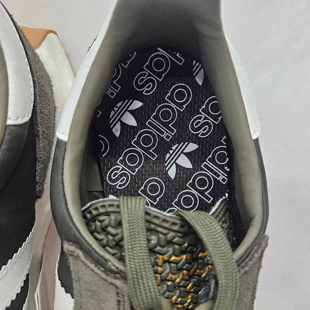 Adidas Retropy‎ E5 Casual Sneakers H03854 Olive White Gray Boost Mens Size 9.5